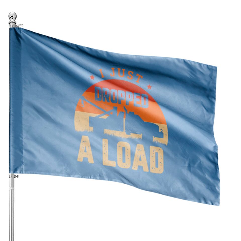 Tow Truck Tow trucker Truck Driver House Flags