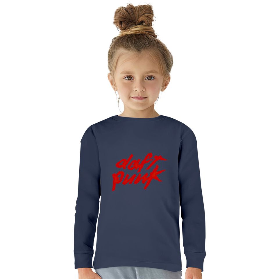daft punk signature - Daft Punk -  Kids Long Sleeve T-Shirts