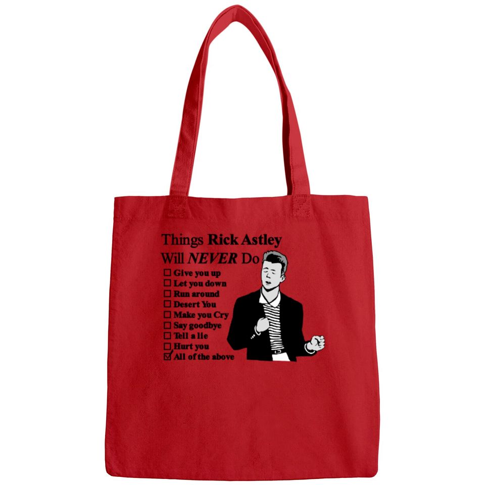 Rick Astley Bags