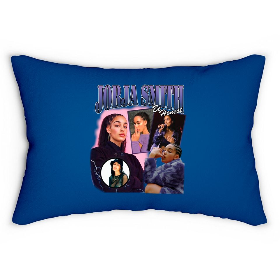 Vintage Jorja Smith Lumbar Pillows, Singer Lumbar Pillows