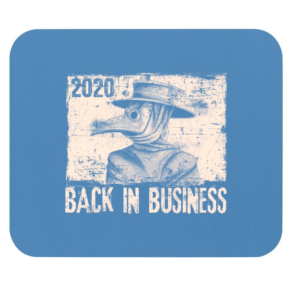 2020 Back In Business Medieval Plague Doctor Top Mouse Pads