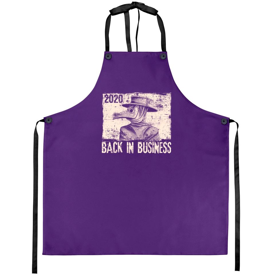 2020 Back In Business Medieval Plague Doctor Top Aprons