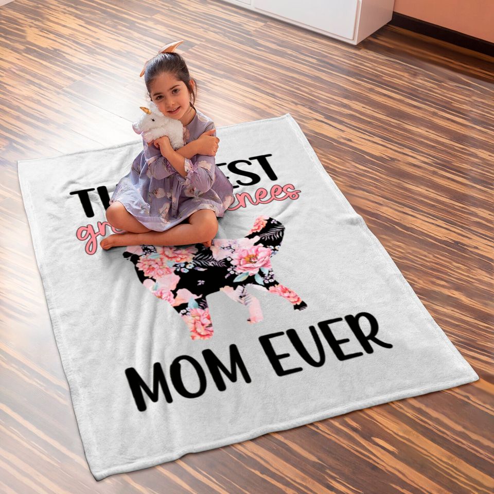 Great Pyrenees Mom Dog Lover Great Pyrenees Mama Baby Blankets