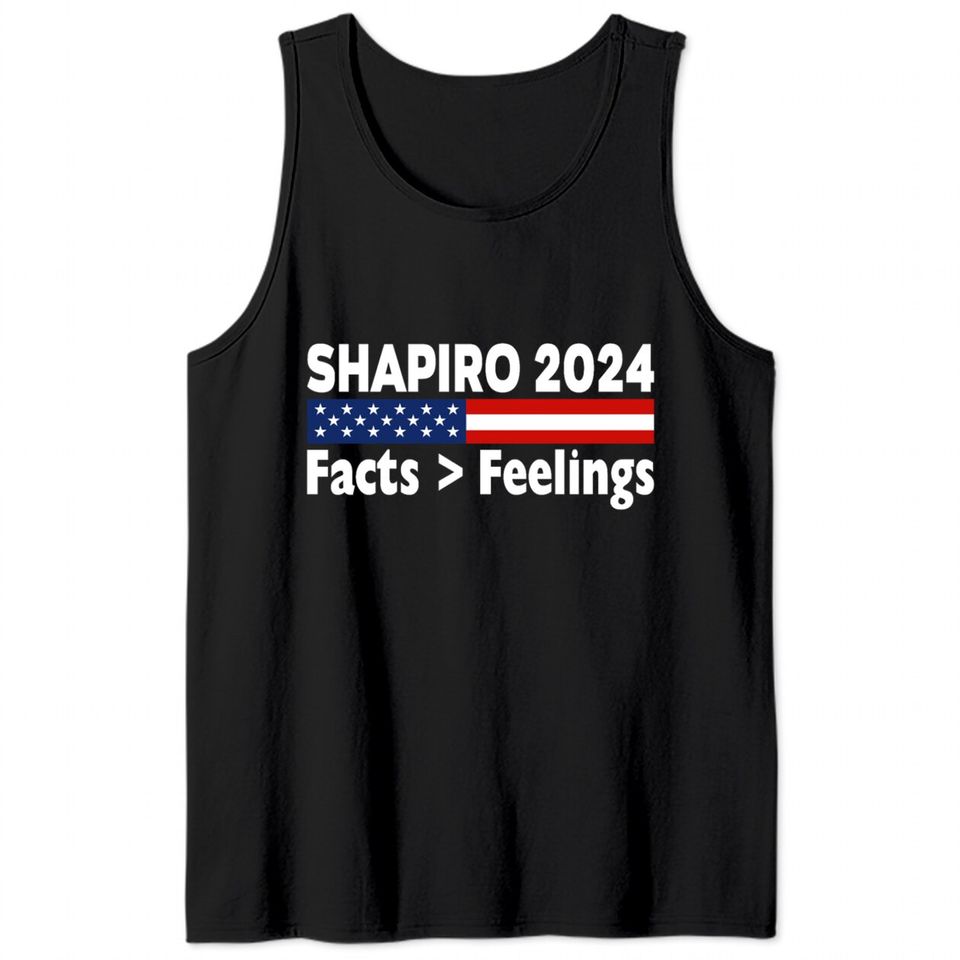 Ben Shapiro 2024 Facts Feelings T shirt Tank Tops
