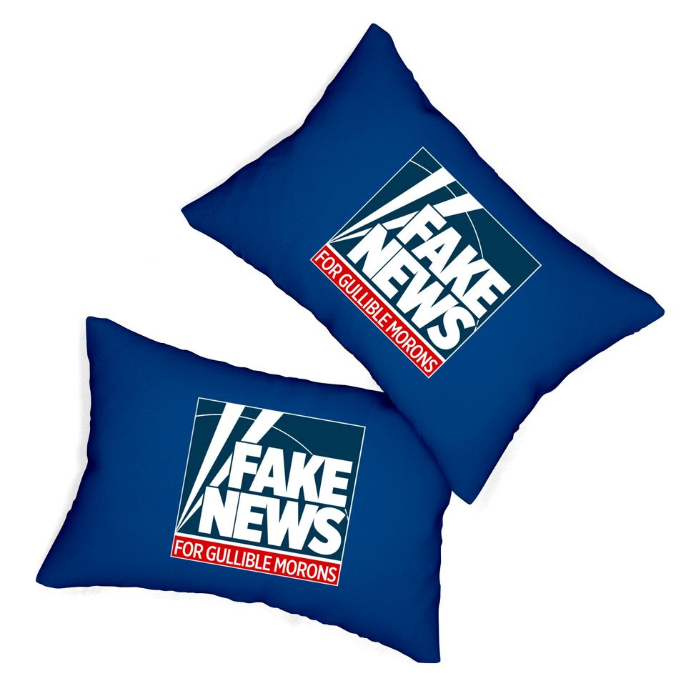 Fake News For Morons - Fox News - Lumbar Pillows