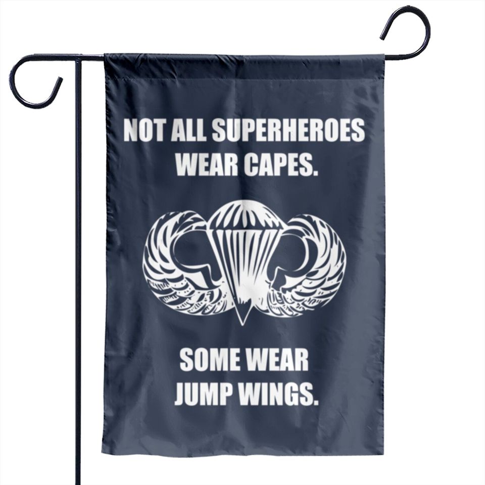 Airborne Jump Wings Garden Flags