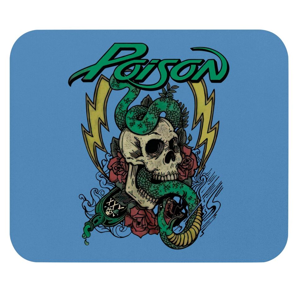 Poison Colored Tattoo Smoke Mouse Pads