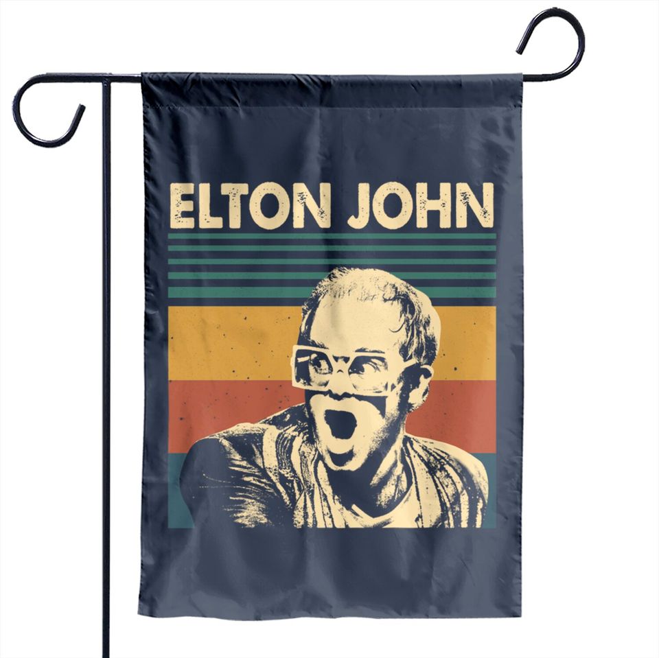 Elton John Garden Flags, Elton John Garden Flag Idea