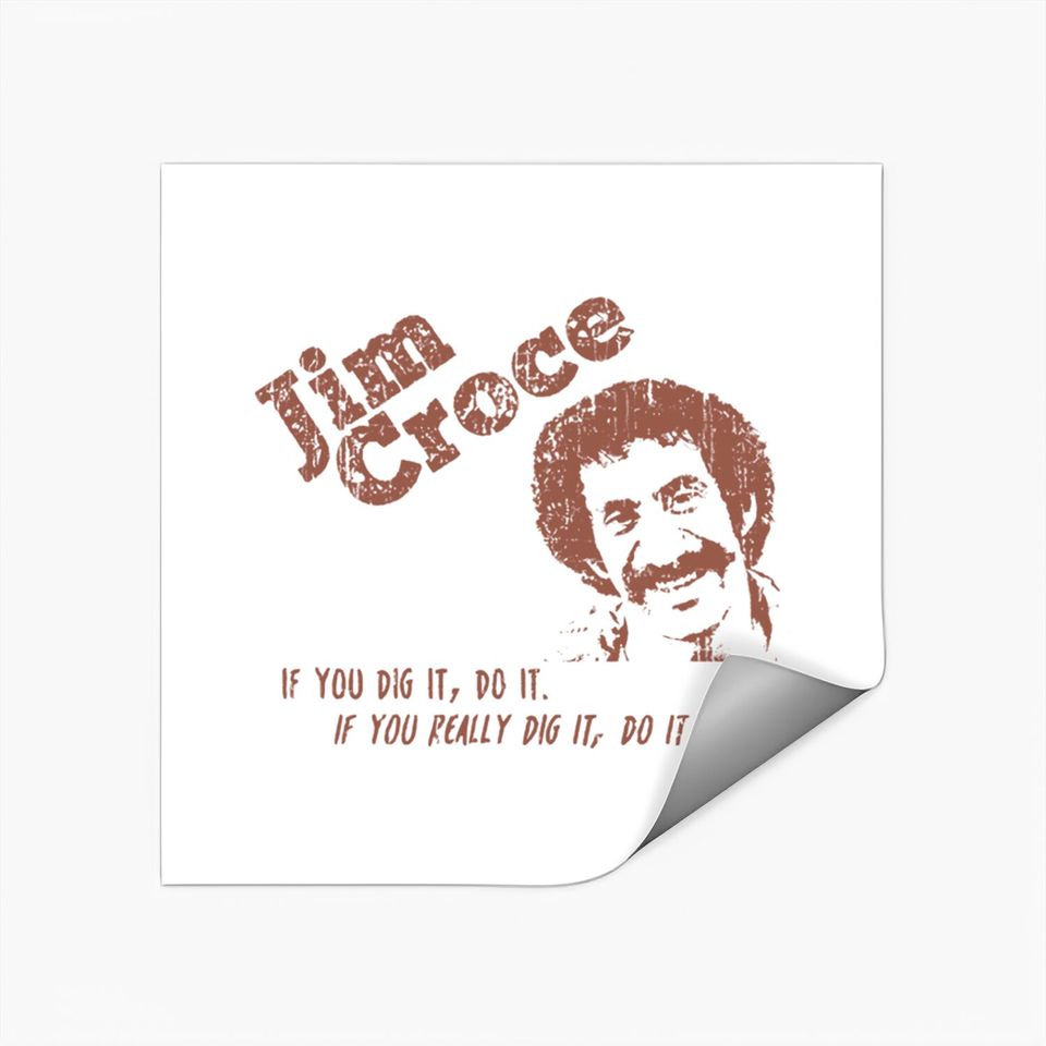 Jim Croce Unisex Stickers