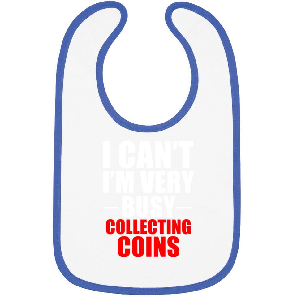 Coin Collector Collecting Gift Bibs
