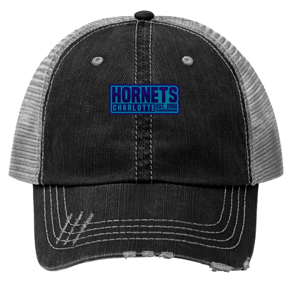 Charlotte Hornets 02 - Charlotte Hornets - Trucker Hats