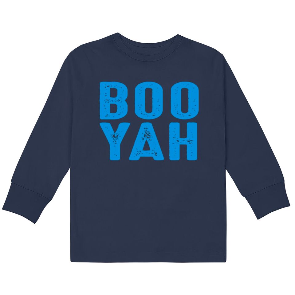 stuart scott booyah  Kids Long Sleeve T-Shirts