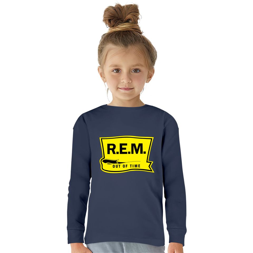 R.E.M. Out Of Time - Rem -  Kids Long Sleeve T-Shirts