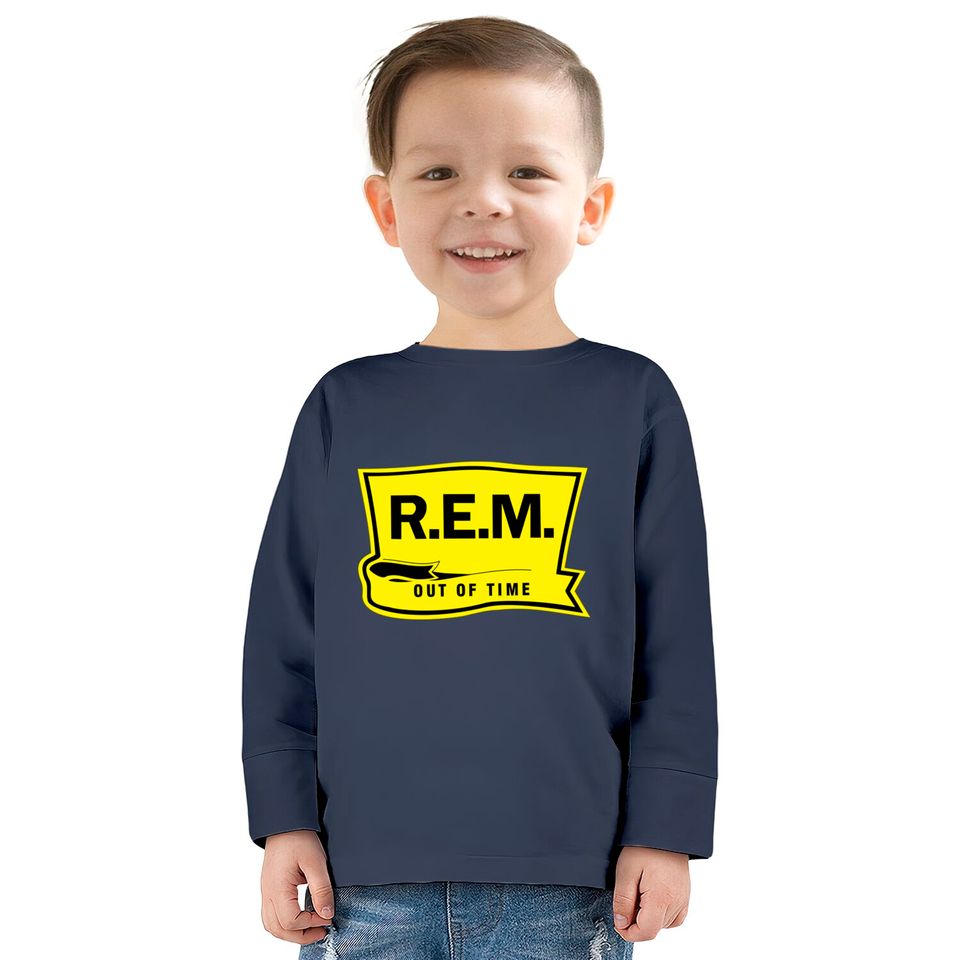 R.E.M. Out Of Time - Rem -  Kids Long Sleeve T-Shirts