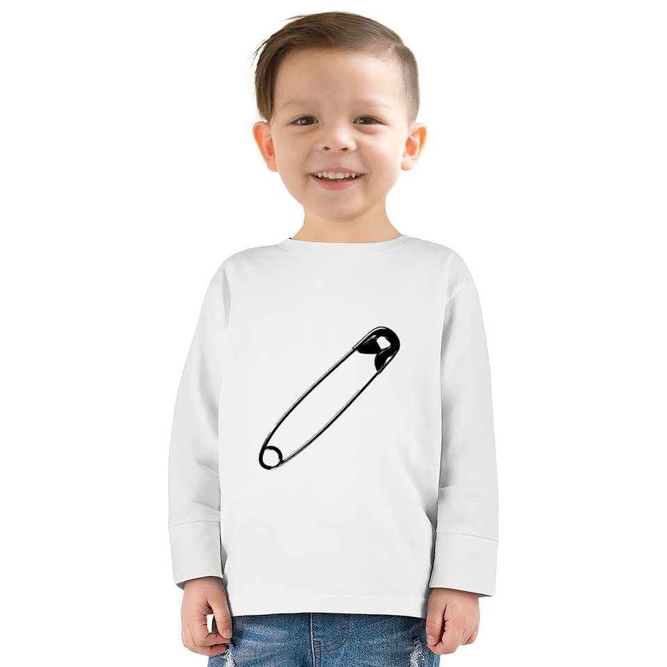 Safety Pin Project - Human Rights -  Kids Long Sleeve T-Shirts