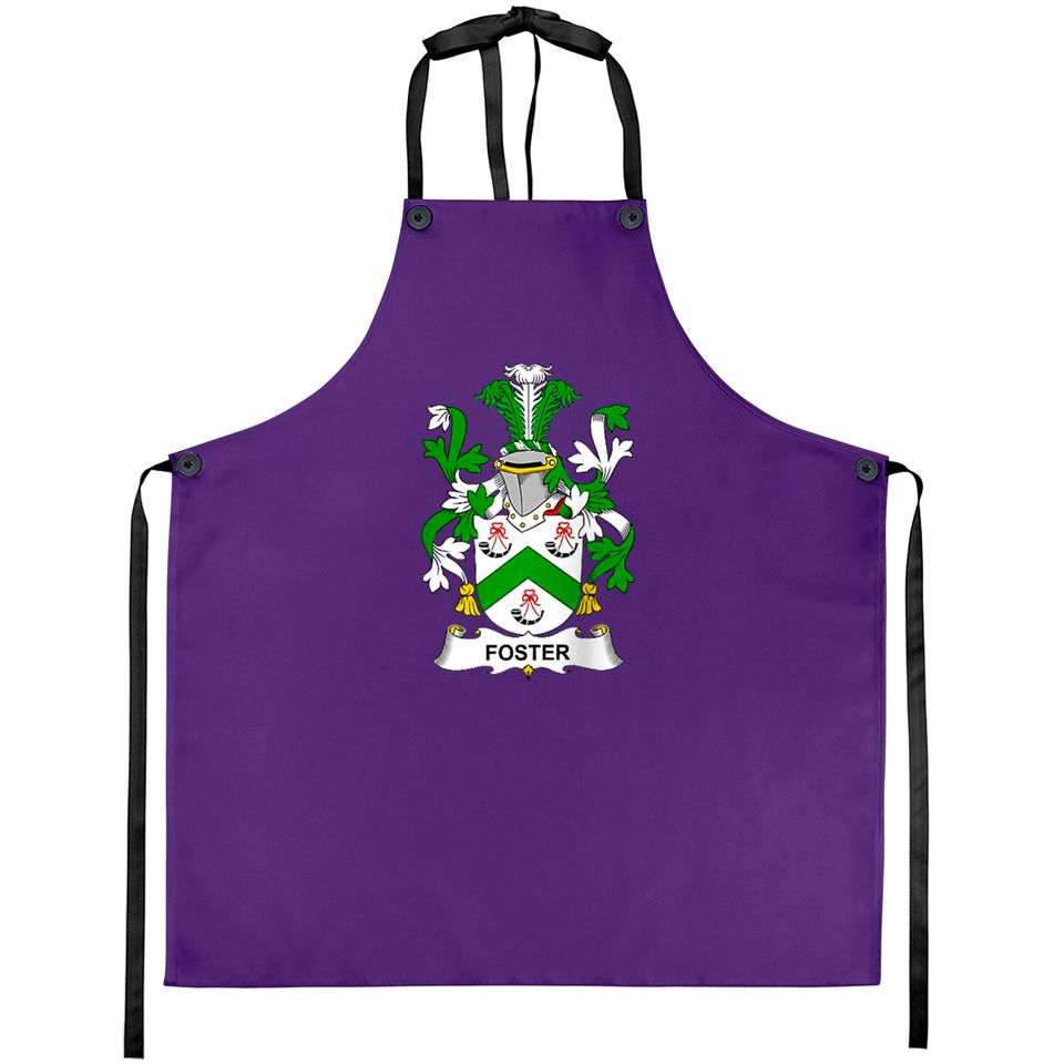 Foster Coat of Arms Family Crest Raglan Aprons