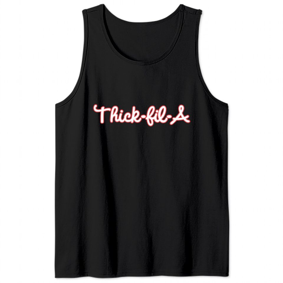 Thick Fil A, Stroke Color Tank Tops