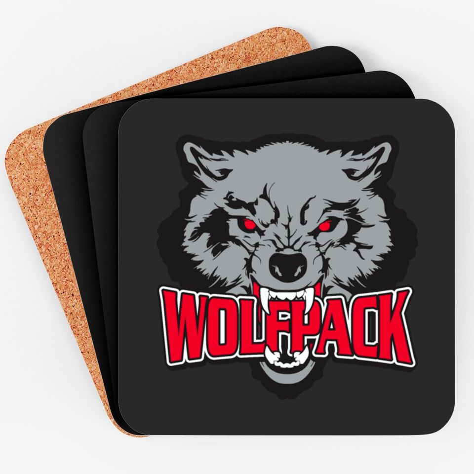 Wolfpack Sports Logo Coasters