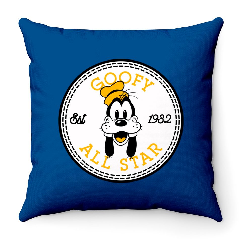 Goofy All Star - Goofy - Throw Pillows