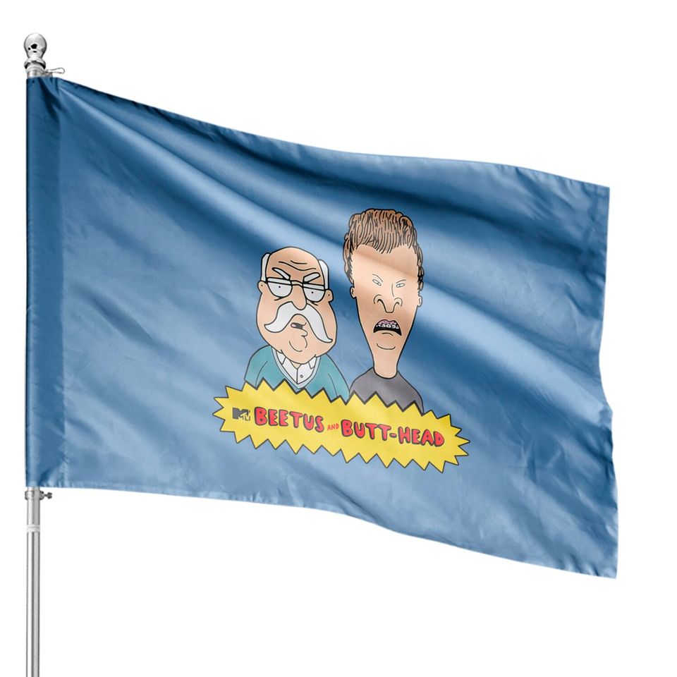 Beetus And Butt Head Classic House Flags