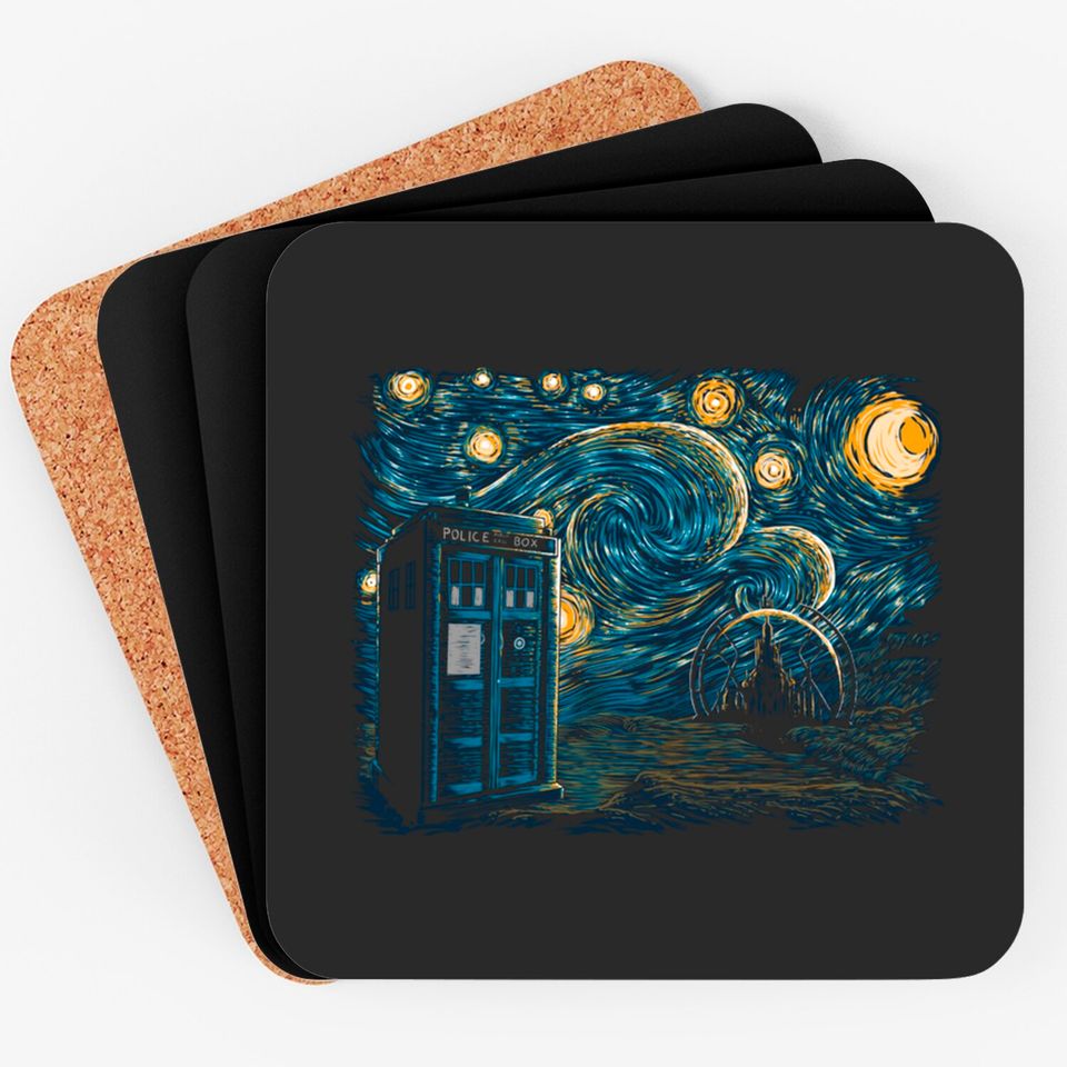 Starry Gallifrey - Doctor Who - Coasters