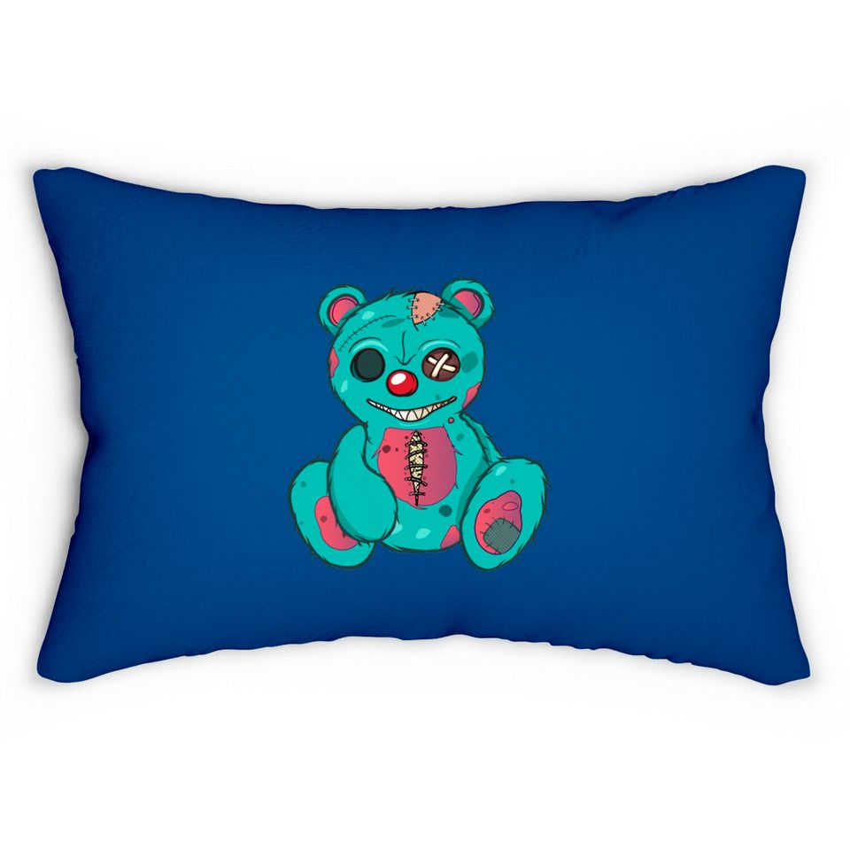 Teddy Bear Lumbar Pillows Evil Scary Teddy Bear Pullover