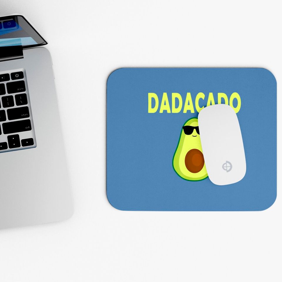 Dadacado Funny Avocado Dad Father's Day Daddy Men Mouse Pads