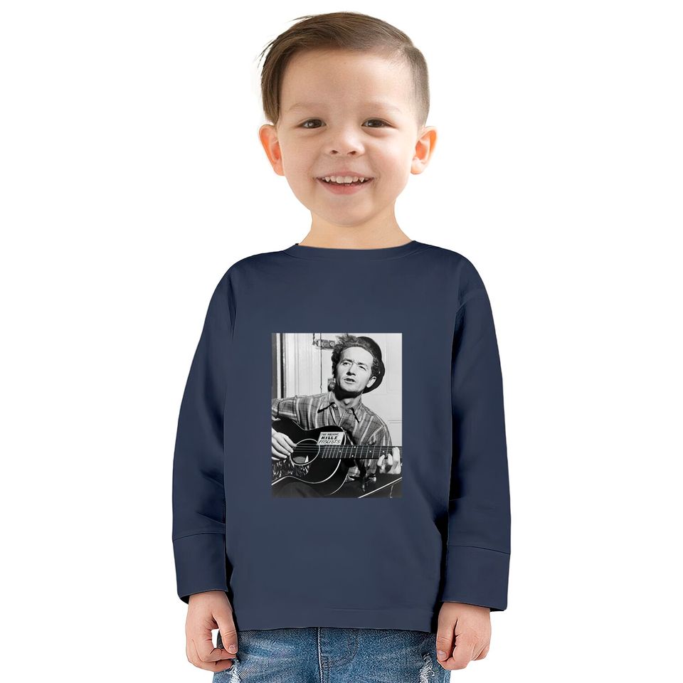 This Machine Kill - Woody Guthrie -  Kids Long Sleeve T-Shirts