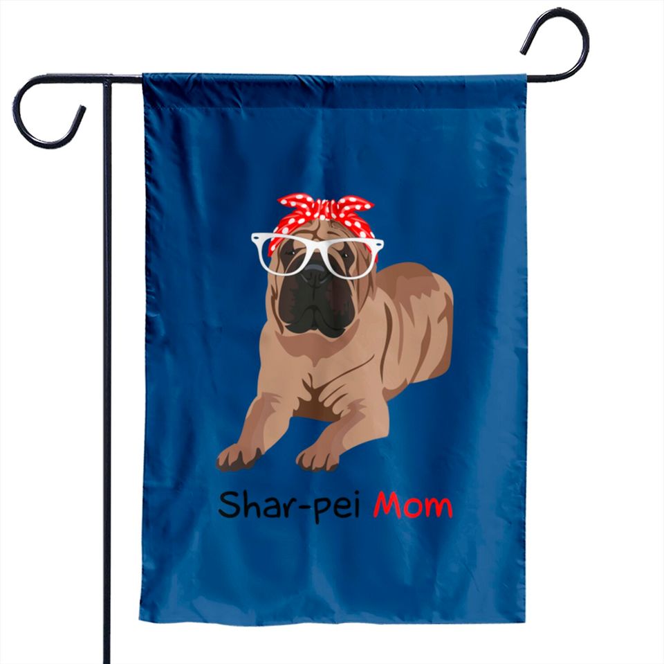 Shar-Pei Mom Bandana Womens Shar-Pei Dog - Shar Pei Mom - Garden Flags