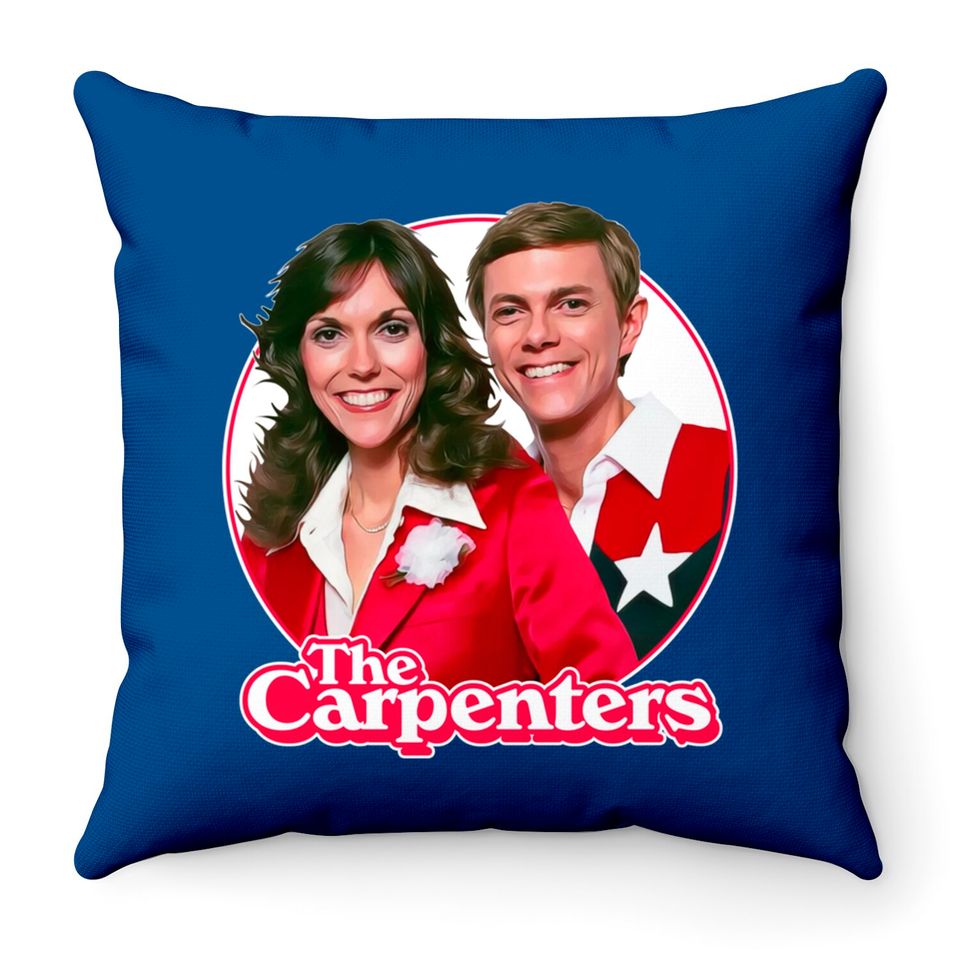 Retro The Carpenters Tribute - The Carpenters - Throw Pillows