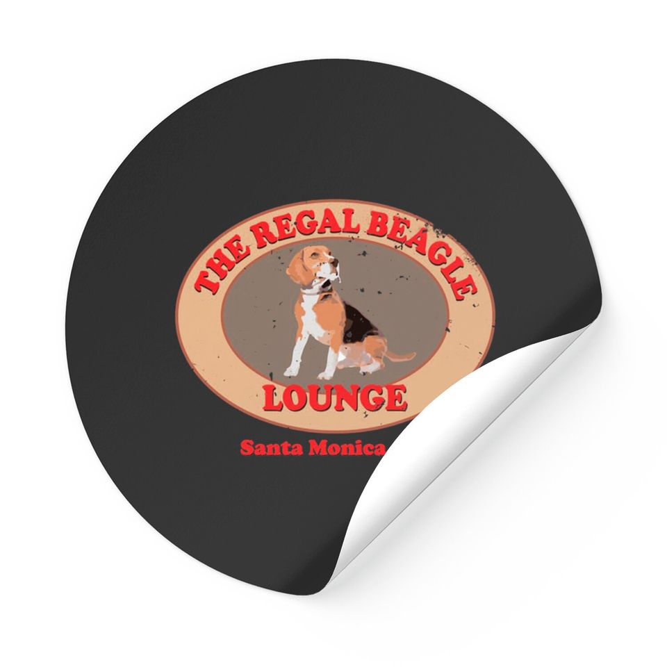 The Regal Beagle - Threes Company - Stickers