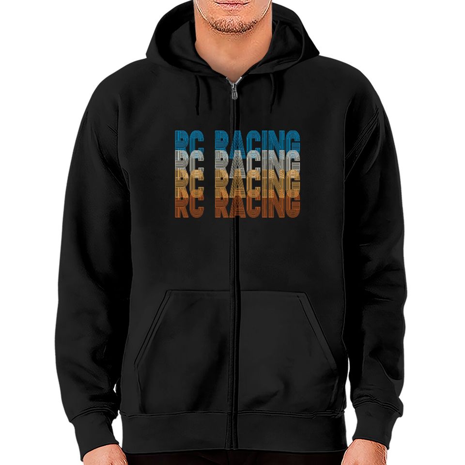 RC Car RC Racing Retro Style - Rc Cars - Zip Hoodies