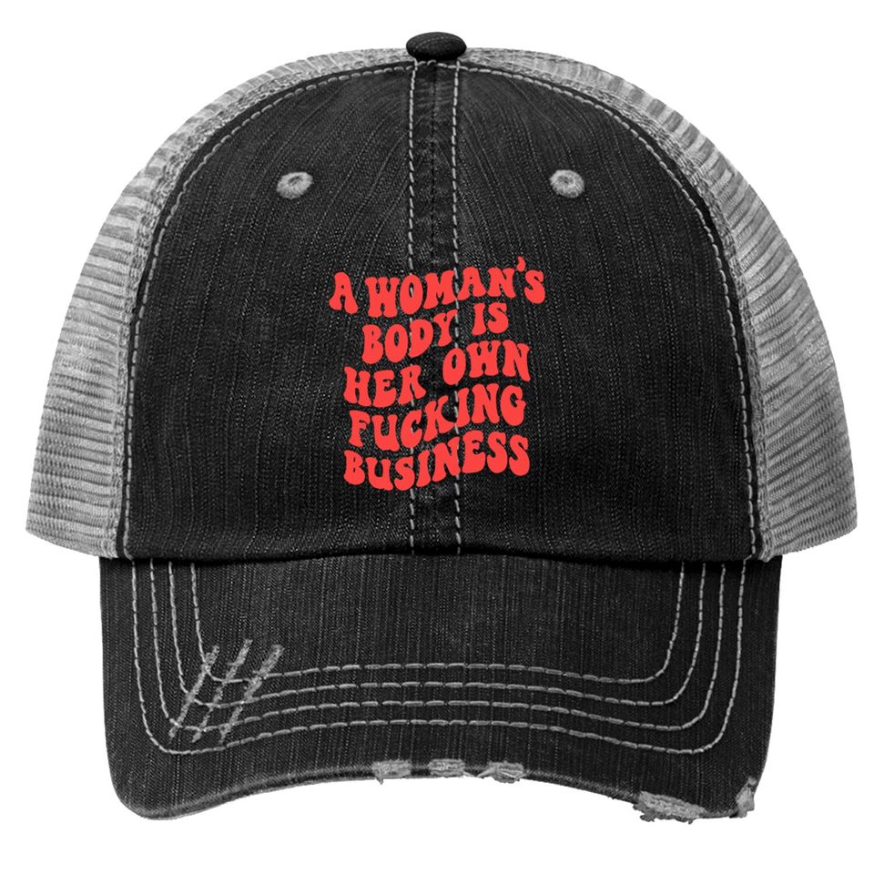 Pro Choice Feminist Trucker Hats- Pro Choice Feminist