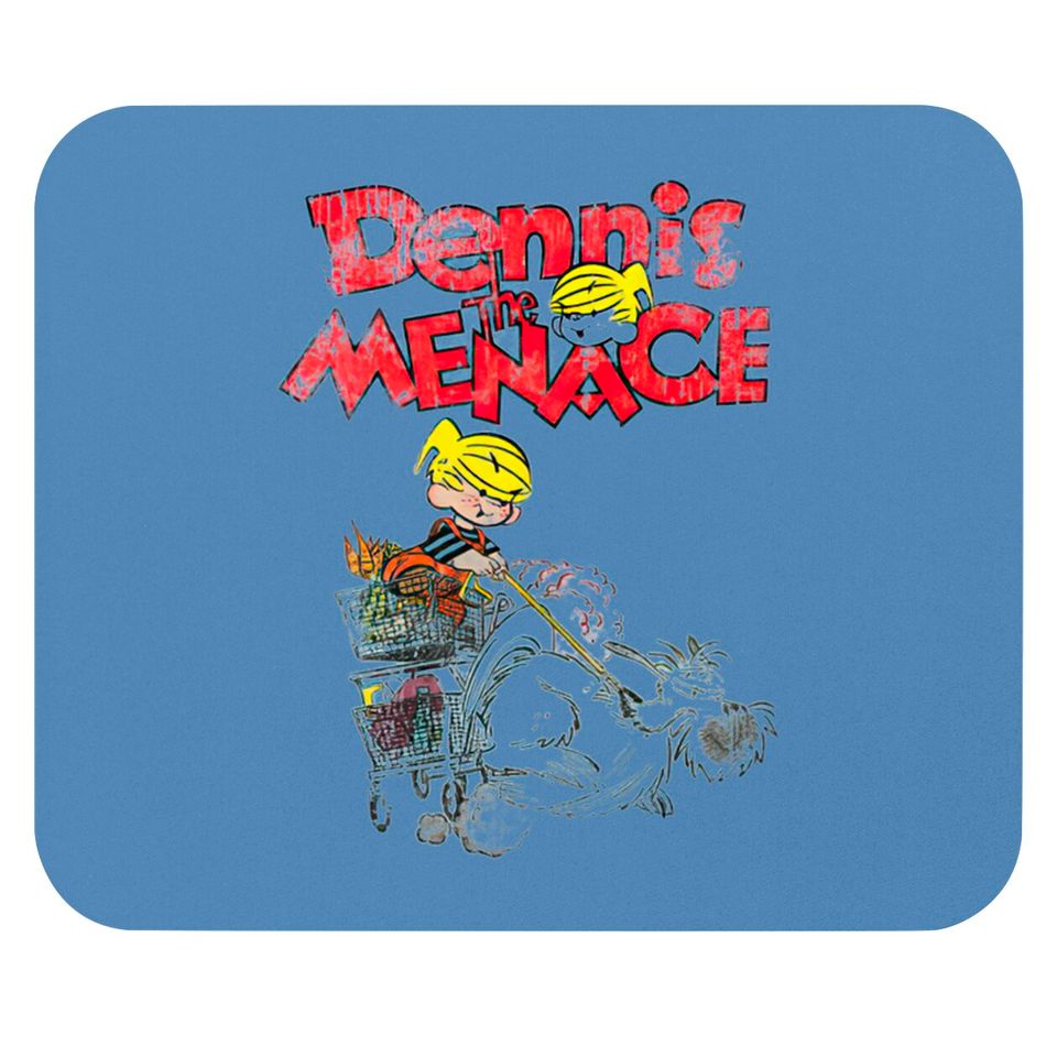 Hey Mr. Wilson!!! - Dennis The Menace - Mouse Pads