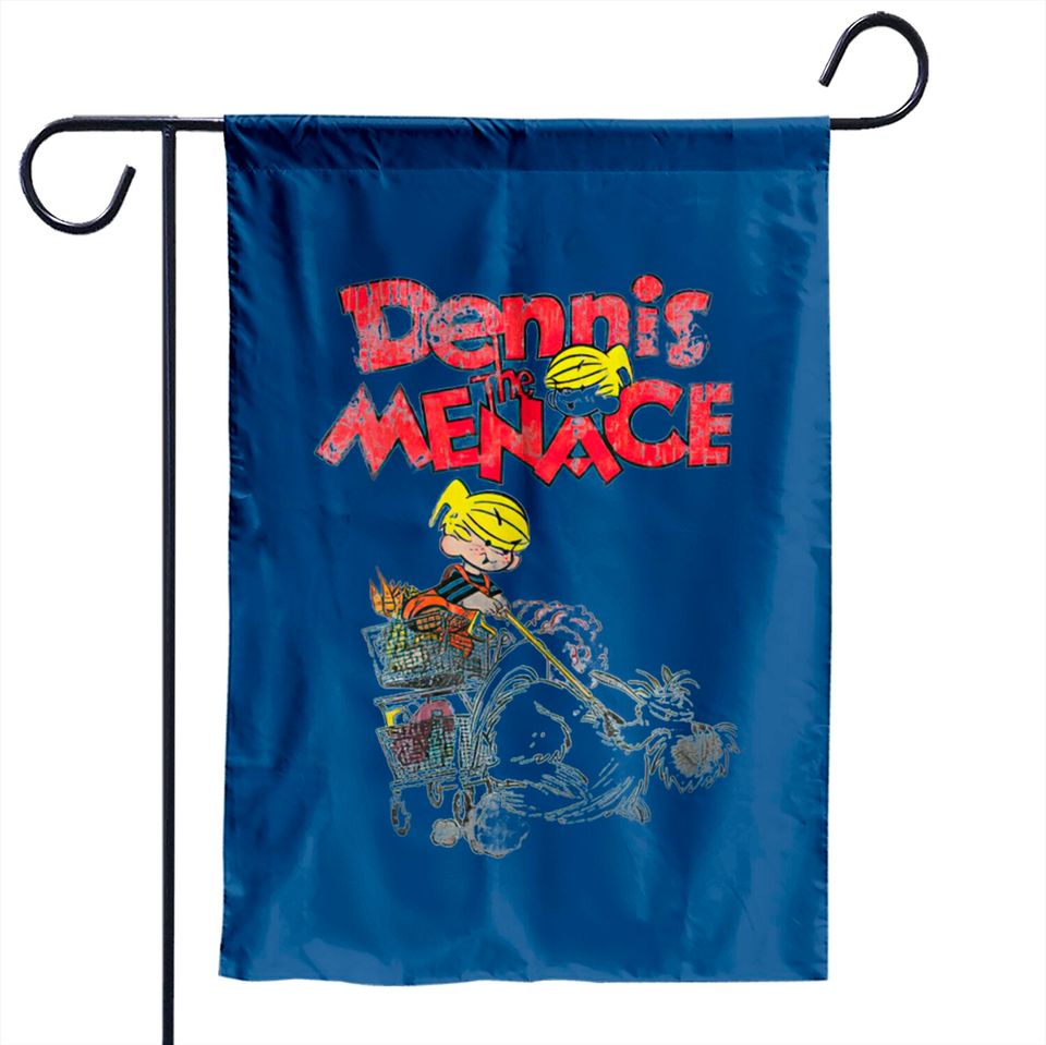 Hey Mr. Wilson!!! - Dennis The Menace - Garden Flags