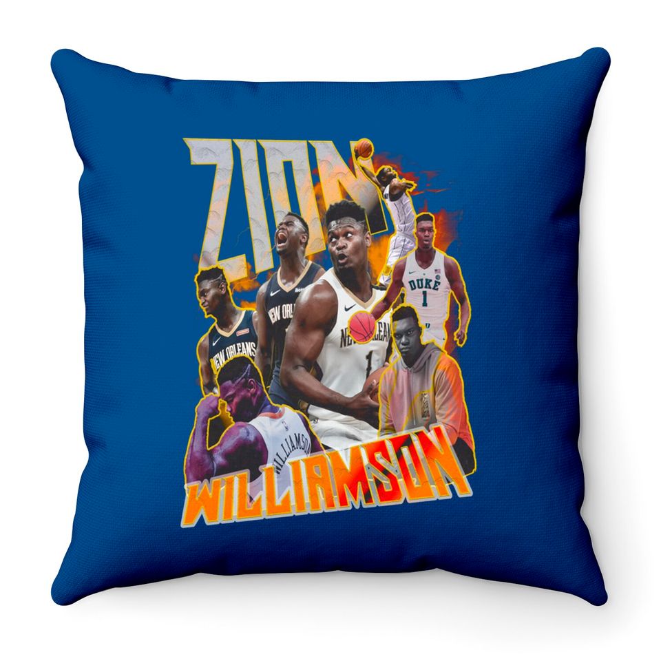 Zion Williamson Throw Pillows