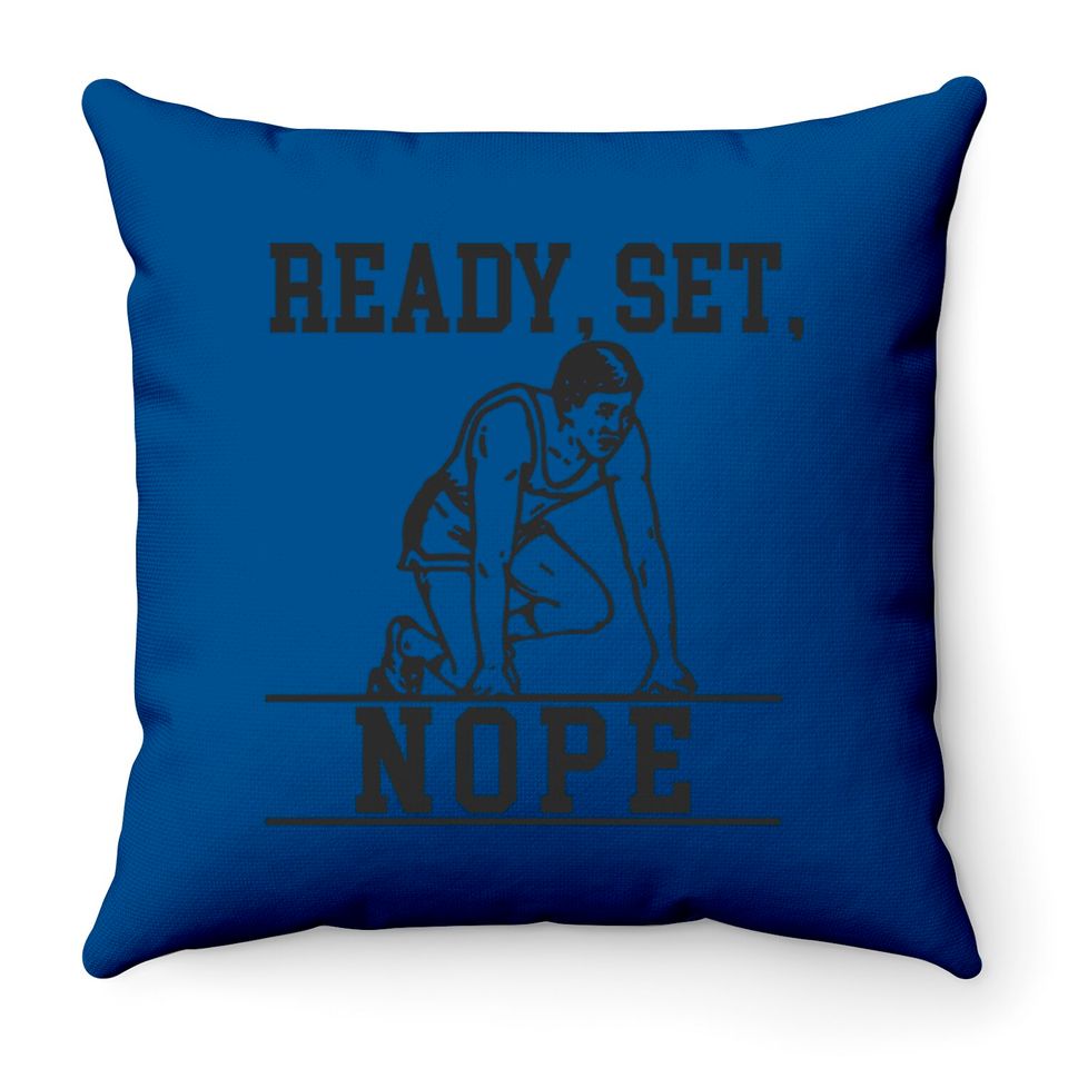 READY SET NOPE - Lazy - Throw Pillows
