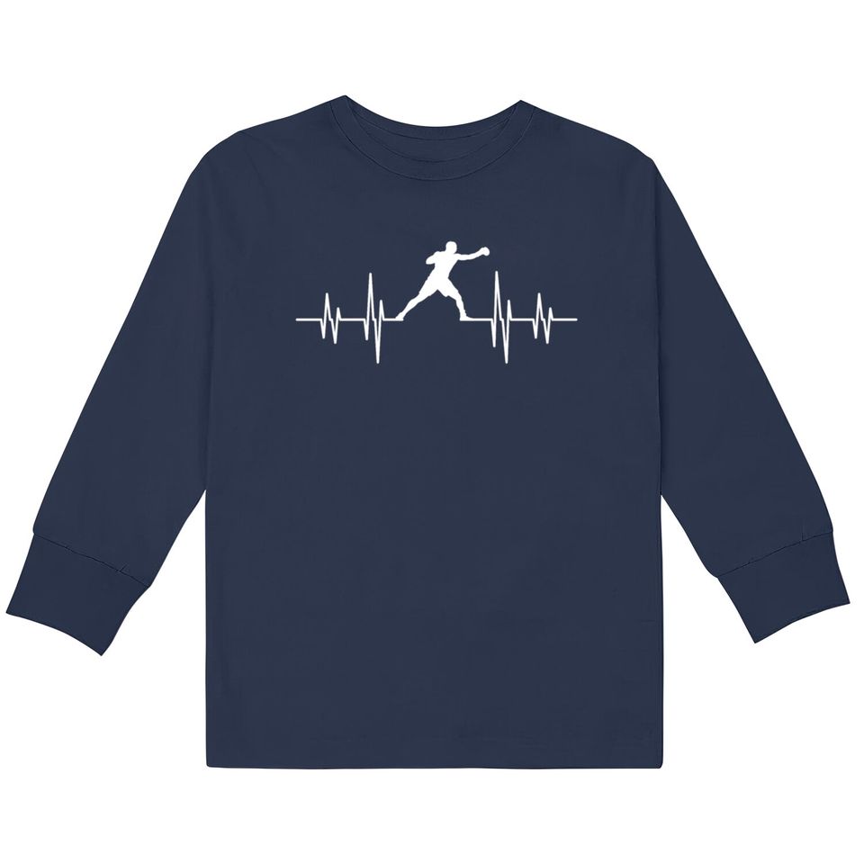Boxing heartbeat  Kids Long Sleeve T-Shirts