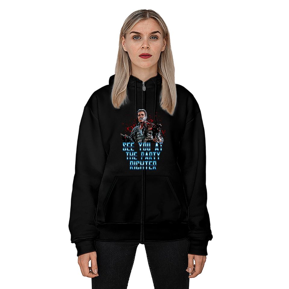 See you at the party - Total Recall - Zip Hoodies