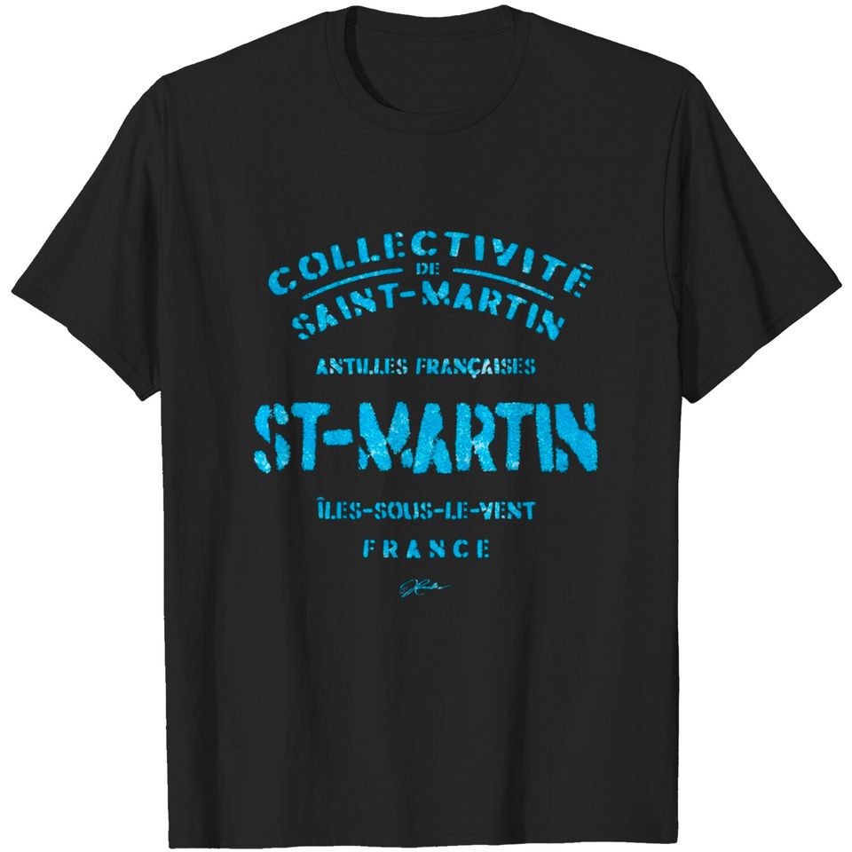 Saint Martin, French Antilles, France - Saint Martin French Antilles France - T-Shirt