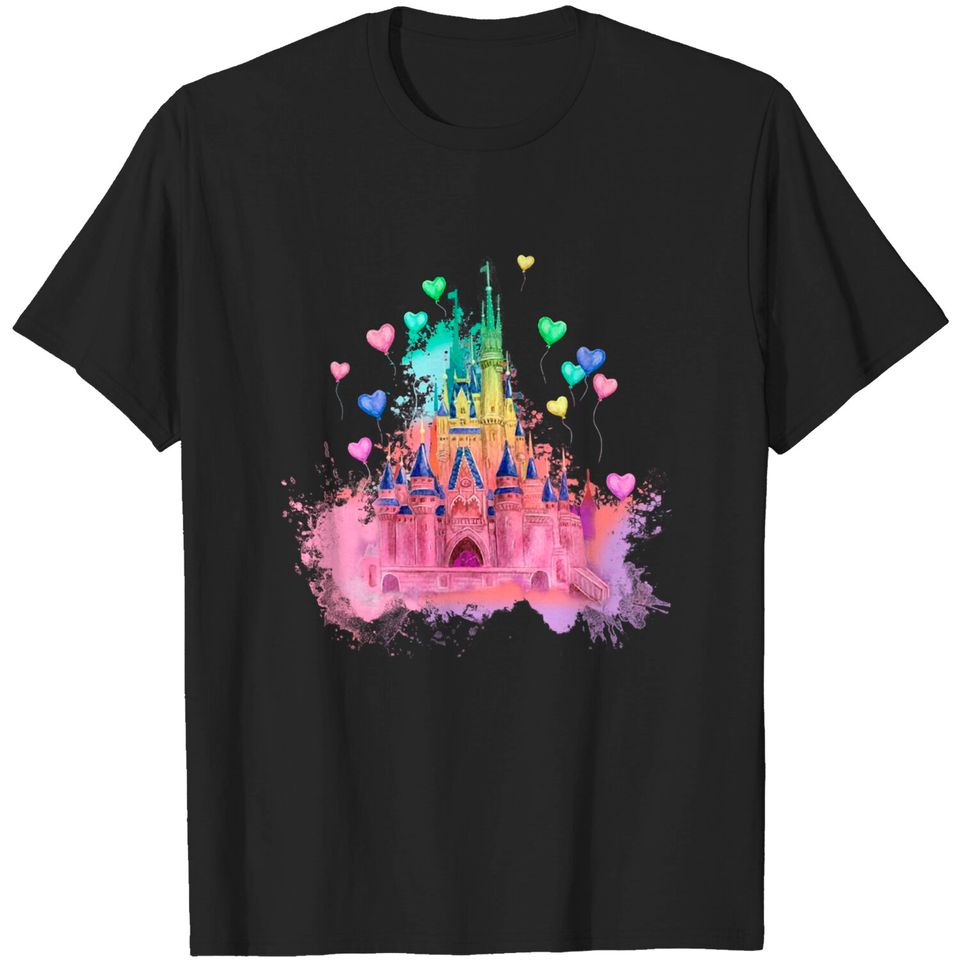 Walt Disney World Watercolor Castle Shirt