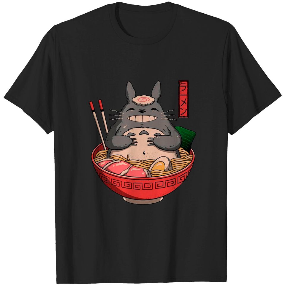Totoro Noodle Bowl, Totoro Studio Ghibli Shirt, Anime Shirt, Anime, Ghibli Harajuku, Ullzang Miyazaki, Totoro Kids Shirt, Totoro Anime Shirt