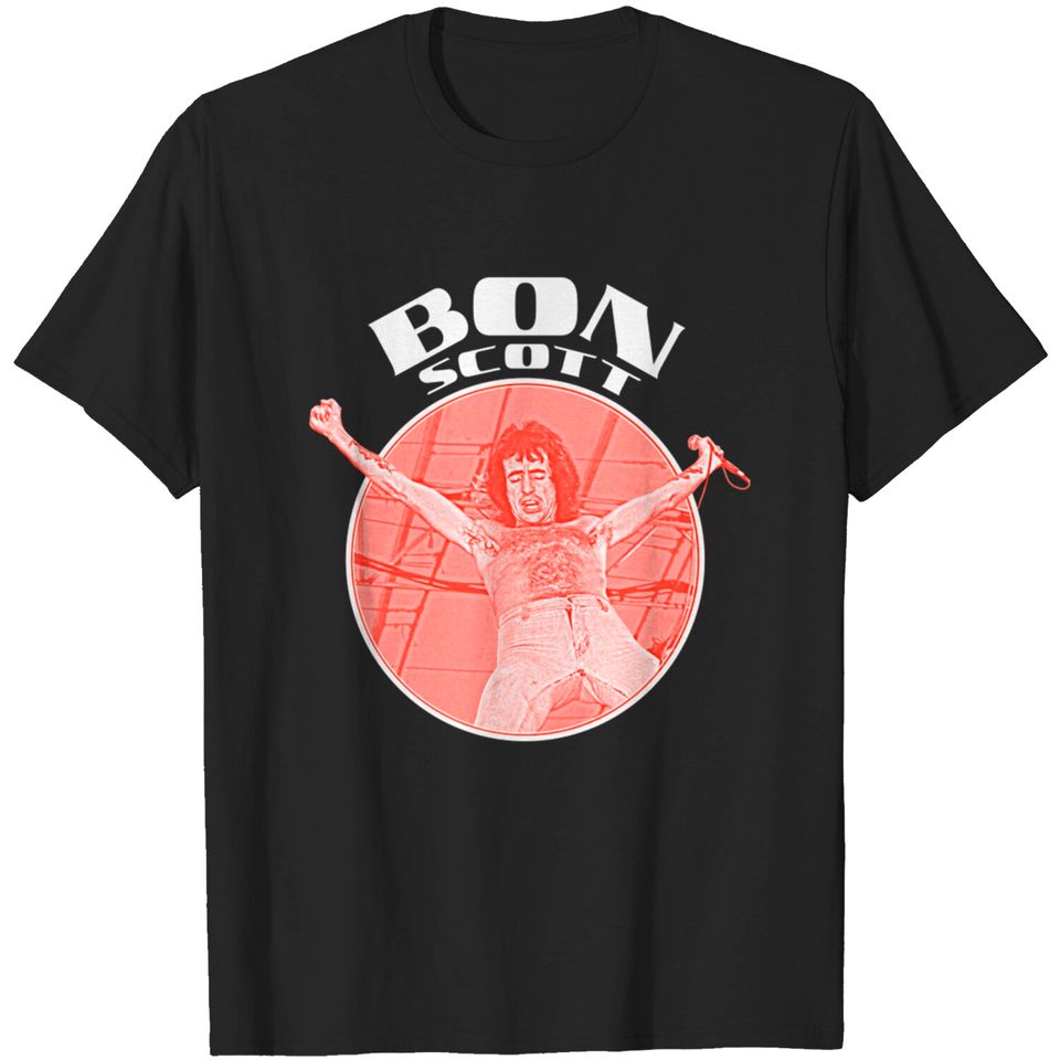 Bon Scott Retro FanArt Tribute - Bon Scott - T-Shirt