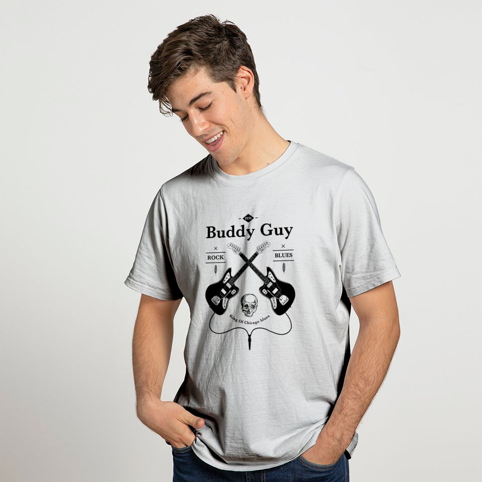 Buddy Guy Stratocaster Logo - Buddy Guy - T-Shirt