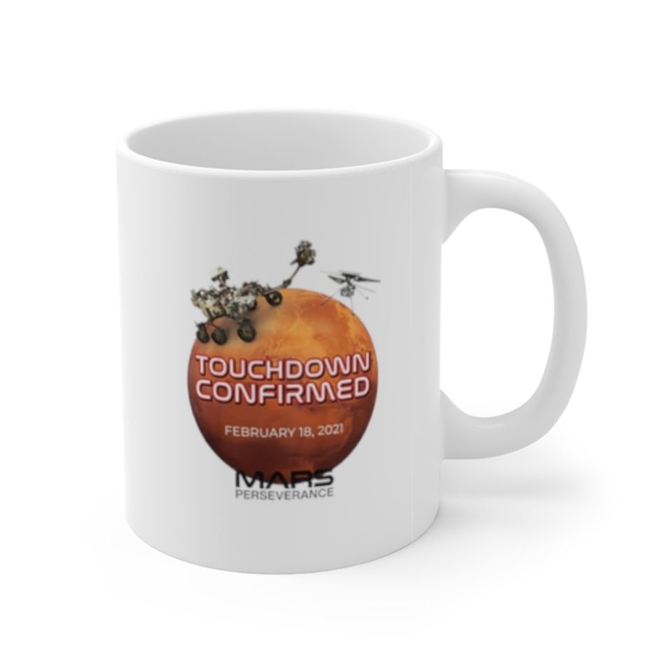 Mars Perseverance Rover Nasa Mars Landing Coffee Mug