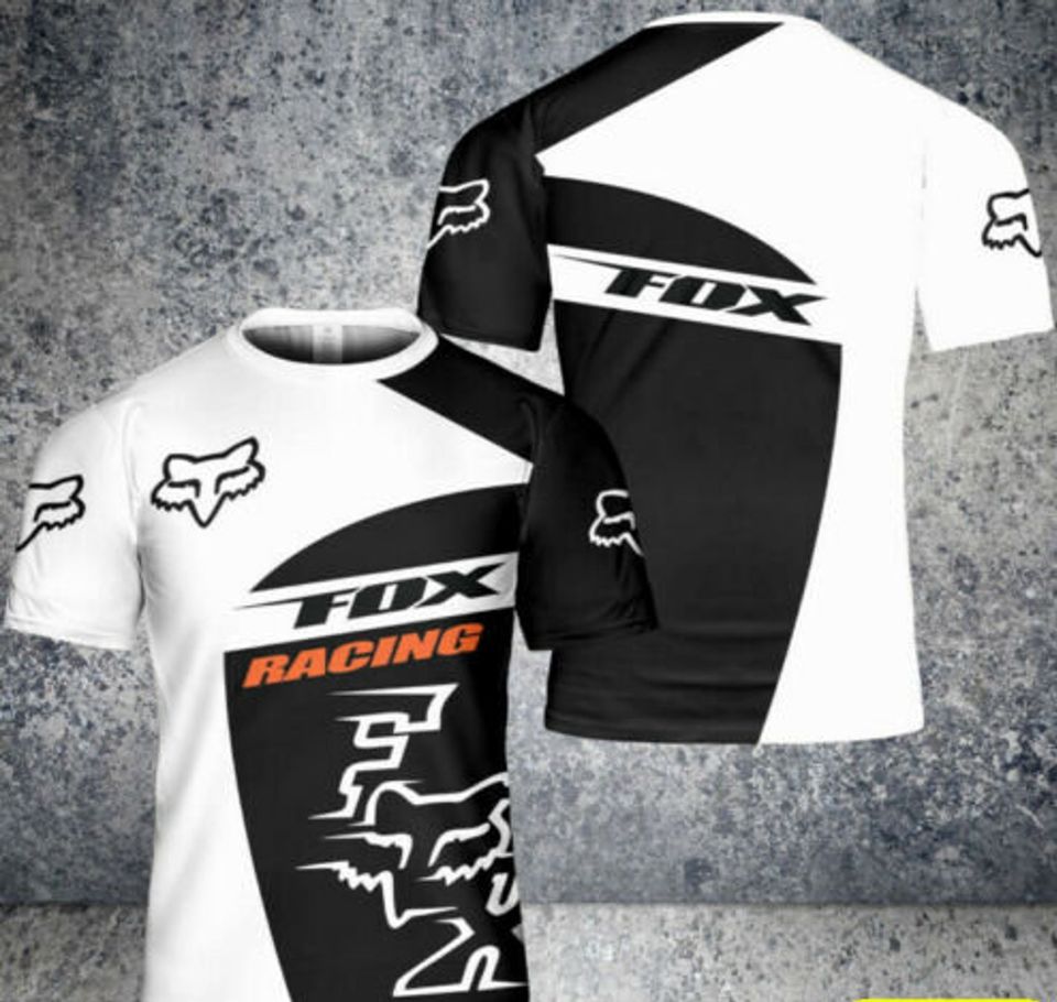 Fox racing t-shirt 3d printed for fan fox racing