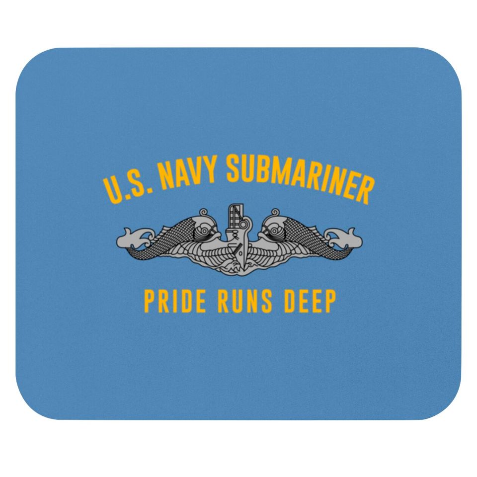 US Navy Sub Veteran Submariner Pride Runs Deep Mouse Pads