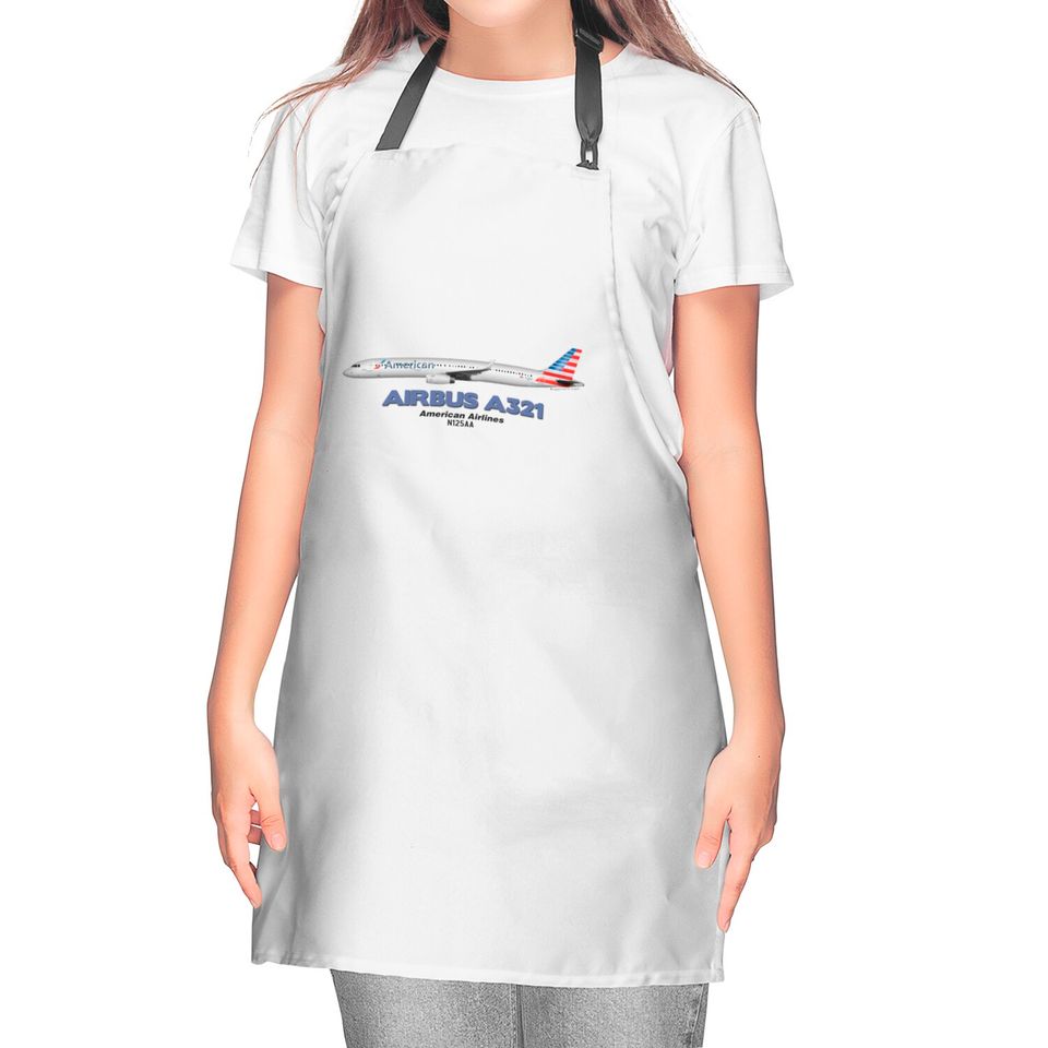 Airbus A321 - American Airlines - Aviation - Kitchen Aprons