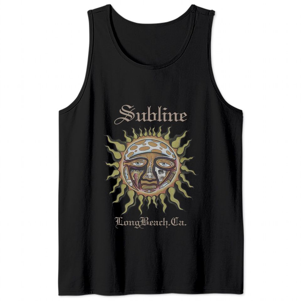 Sublime Stamp Sun Tee, Super Soft Vintage Style Tank Tops in Men's