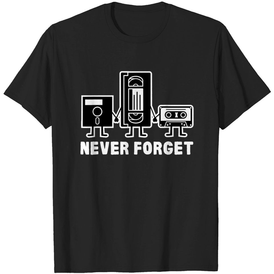 Retro Vintage Never Forget Cassette Tape T-shirt